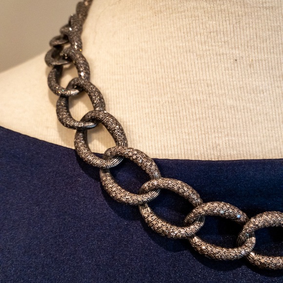 Devon Page McCleary Pavé Chain Link Necklace - Picture 4 of 9